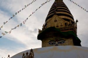 Katmandu. Swayambunath - 2000-letnia stupa