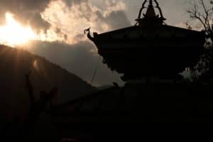 Pokhara. Świątynia na wyspie