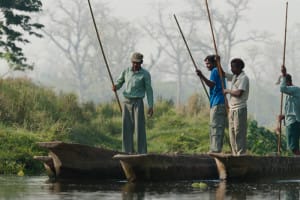 Chitwan. Spływ łodzią